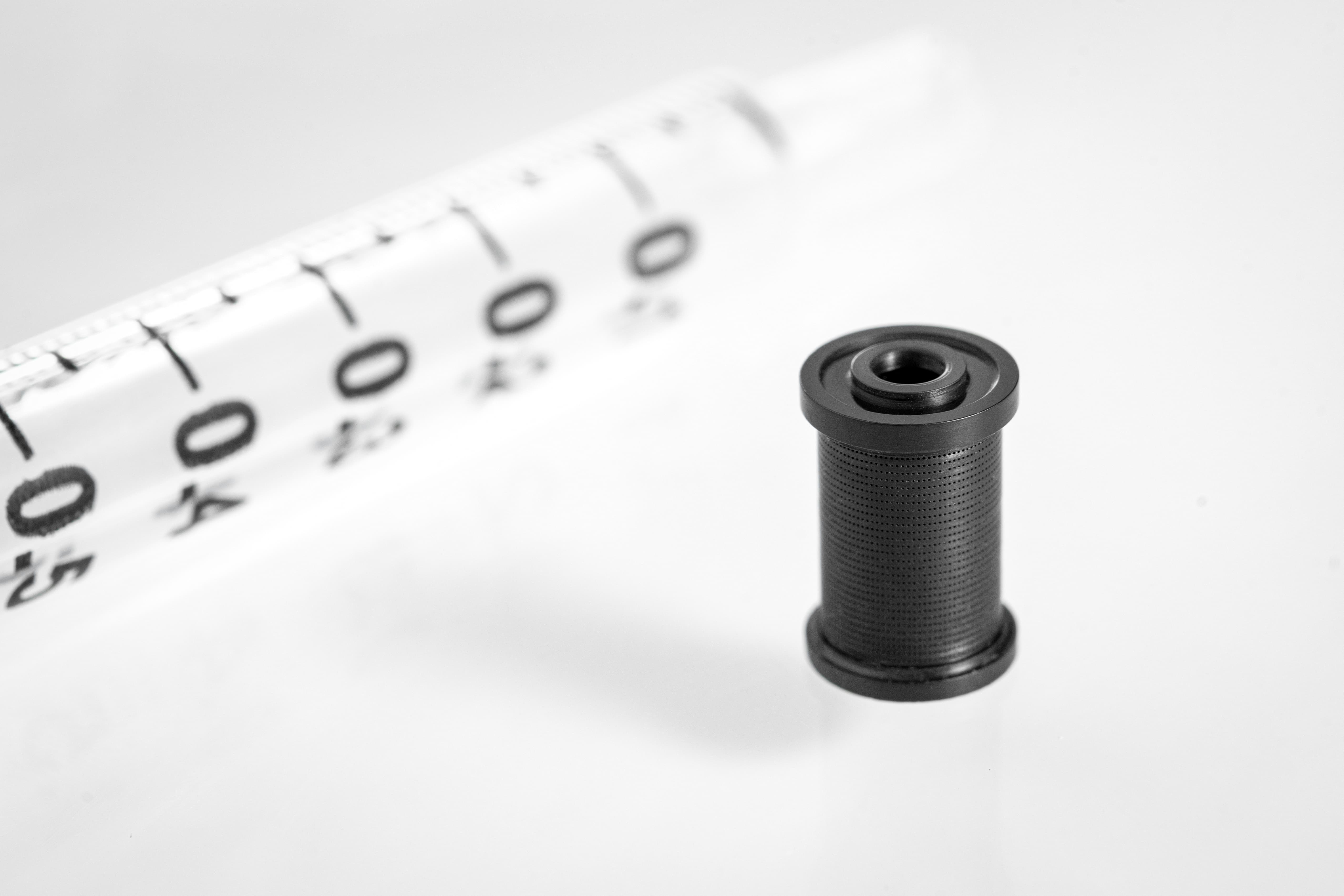 Example of a microscale medical device part