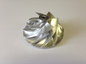 CNC machined part with smooth surface