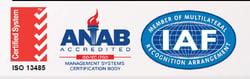 ISO 13485 ANAB IAF certification