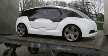 3D printed car model