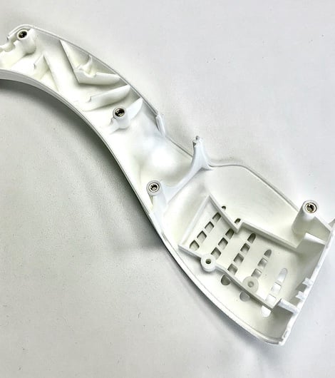 3D prototype created with selective laser sintering (SLS) technology